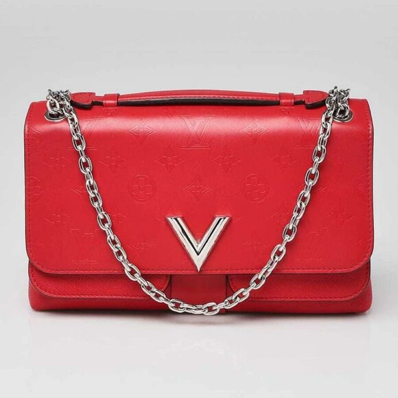 Louis Vuitton Rubis Monogram Leather Very Chain Bag - Picture 9 of 10
